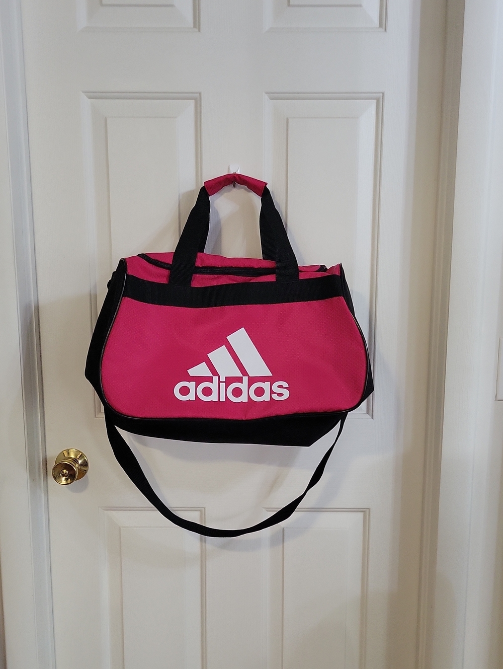 adidas Hot Pink and Black Women's Duffel Tote